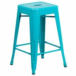 Emma+Oliver Emma And Oliver Commercial Grade 24"H Backless Copper Indoor-Outdoor Counter Height Stool White 28 Emma+Oliver Emma And Oliver Commercial Grade 24"H Backless Copper Indoor-Outdoor Counter Height Stool White -Emma+Oliver shop unnamed file 958